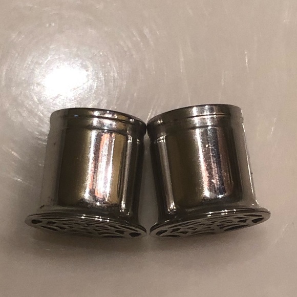 *6 for $10!* Silver Spiderweb Spider Single Flare Plugs Goth 10.9 / 11 mm / 7/16 - Picture 2 of 6